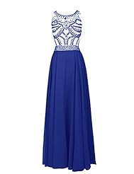 Chiffon Flowy Beaded   Ball Gown Evening Dress/Bridesmaid Dress/Prom Dress 