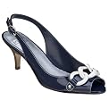 Women's Merona&reg; Collection Lexia Peep-Toe Pumps - Navy Patent