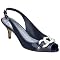 Women's Merona&reg; Collection Lexia Peep-Toe Pumps - Navy Patent