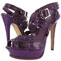 Shoehorne Women's Purple Snake Skin print gladiator sandals High Heel Platform Shoes Avail in all Sizes