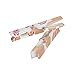 Household Essentials 7-Coil 14 Count Spring Decorative Plastic Clothespins, Modern Floral Design