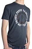 Men's Bamboo Yoga Jersey T-Shirt with Om Shanti Design