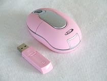 WIRELESS OPITICAL PINK MOUSE