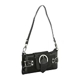 Ashley M Suede Buckle Bag