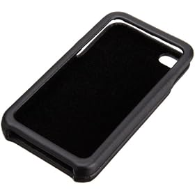 AmazonBasics Case for iPhone 4  and 4S Black Leather