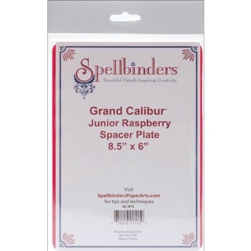 Spellbinders GC-012 Spacer Plate, Small, Raspberry