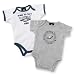 NFL Eagles Infant Two Pack Solid Bodysuits, 3-6 Months