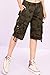 Chouyatou Women's Casual Multi-Pocket Camouflage Print Bermuda Cargo Shorts