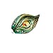 25 Mm Glass Eyes , Green Dragon ,1pair for Prop Building , crafting , jewelry
