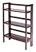 Winsome Wood Terry Shelving, Walnut, 3