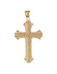 CleverEves 14k Gold Pendant Cross 8.7 - Gram(s)