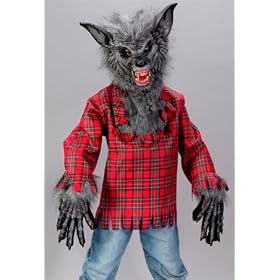 Kids Werewolf Boys Scary Monster Halloween Costume