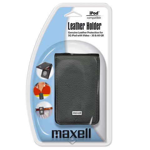 Maxell P-32 Deluxe Leather Case for 5G iPod Video