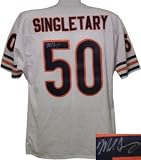 Mike Singletary signed Chicago Bears White Prostyle Jersey