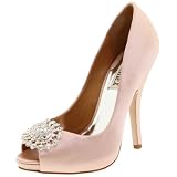 Badgley Mischka Womens Lissa Open-Toe Pump