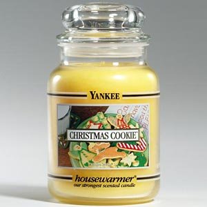 Yankee Candle Large 22-Ounce Jar Candle, Christmas Cookie