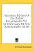 American Edition of the British Encyclopedia V3: Or Dictionary of Arts and Sciences (1819)