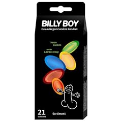 Billy Boy 11134041 Kondome 21er Packung Color, Feucht und Perl