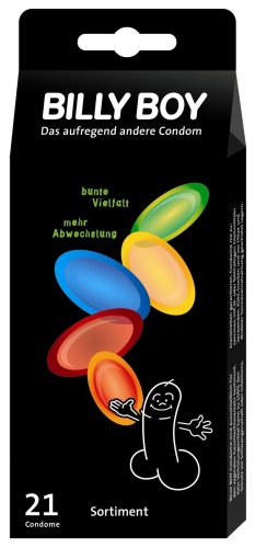 Produkt-Bild: Billy Boy 11134041 Kondome 21er Packung Color, Feucht und Perl