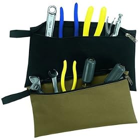Custom LeatherCraft 1102 2 Multi-purpose Zippered Bags by Custom Leather Craft