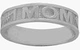 Genuine Sterling Silver #1 MOM Expression Ring