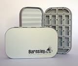 Large 16 Compartment Aluminum Fly Box - Silver