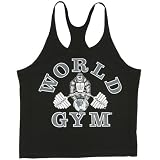 STT-01 World Gym Classic Logo Stringer Tank
