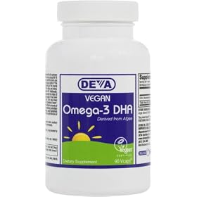 Deva Vegan Vitamins Dha, Algae, 200 mg