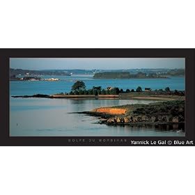 Affiche sur Toile: 'Ile de Boed' par Yannick Le Gal - Taille du produit fini: 50 cm L x 25 cm H x 5 cm D