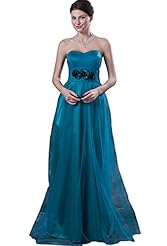 Organza/Satin Sweetheart Evening Dress/Mother-of-the-Bride Dress/Prom Dress 