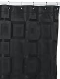Croscill Metro Shower Curtain, Black