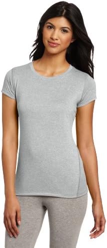 New Balance Women's Heathered Short Sleeve Tee, Athletic Grey, Small