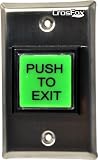 Crosfox CFX-SGPEB-5008 Square Green Push To-Exit-Button