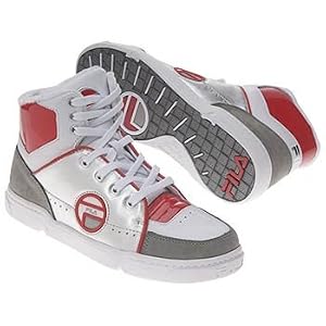 FILA Armatura Mens High Top Leather Athletic Shoes Sneakers Black Blue Burnt Orange by Fila