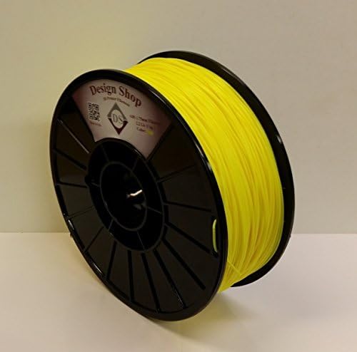 3D Printer Filament ABS 1.75mm Yellow 2.2Lb (1Kg) 100% USA