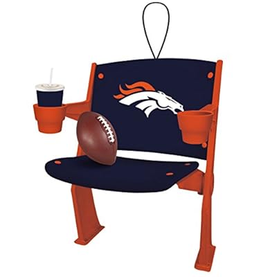 NFL Licensed Denver Broncos Team Stadium Chair Ornament