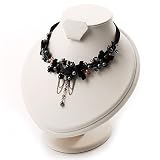 Black Velour Victorian Vamp Necklace Choker