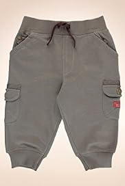 Pure Cotton Multiple Pocket Ribbed Joggers