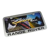 Land Rover Range Rover Chrome Brass License Plate Frame