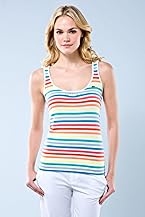 Sleeveless Rainbow Striped Tank