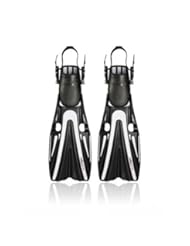 Sports: New Mares Volo Power Scuba Diving Fins - Silver (Size Small 6-9) - Mares