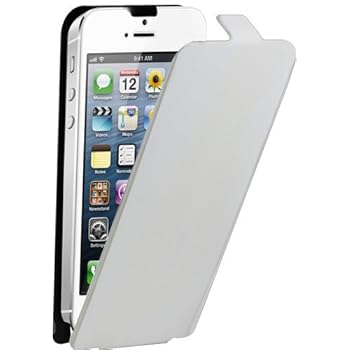 Blueway ETUICOXIP5W Etui à rabat pour iPhone 5 Blanc Blueway ETUICOXIP5W Etui à rabat pour iPhone 5 Blanc