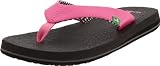 Sanuk Women's Yoga Mat Flip Flop,Pink,11 M US