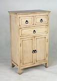 Privilege 10391 4Dr 2Door Stand - Antique White