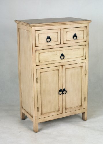 Privilege 10391 4Dr 2Door Stand - Antique White