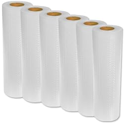 8 vacuum sealer rolls. Fits Tilia FoodSaver, 6 pack.