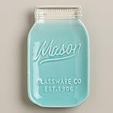 メイソンジャー Mason jar 陶器のお皿　ディッシュ　スプーン置き[spoonrest1200]