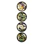 iPop Tiffany Pond 4 Pack Clicks Magnet Set