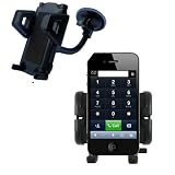 Flexible Car Windshield Holder for the Apple iPhone 4 - Gomadic Brand