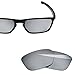 BlazerBuck Anti-salt Polarized Replacement Lenses for Oakley Sliver XL - Silver Chrome